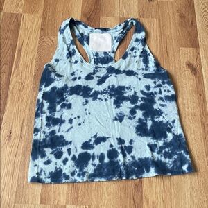 MOTHER Breezy Scoop-Neck Racerback Top